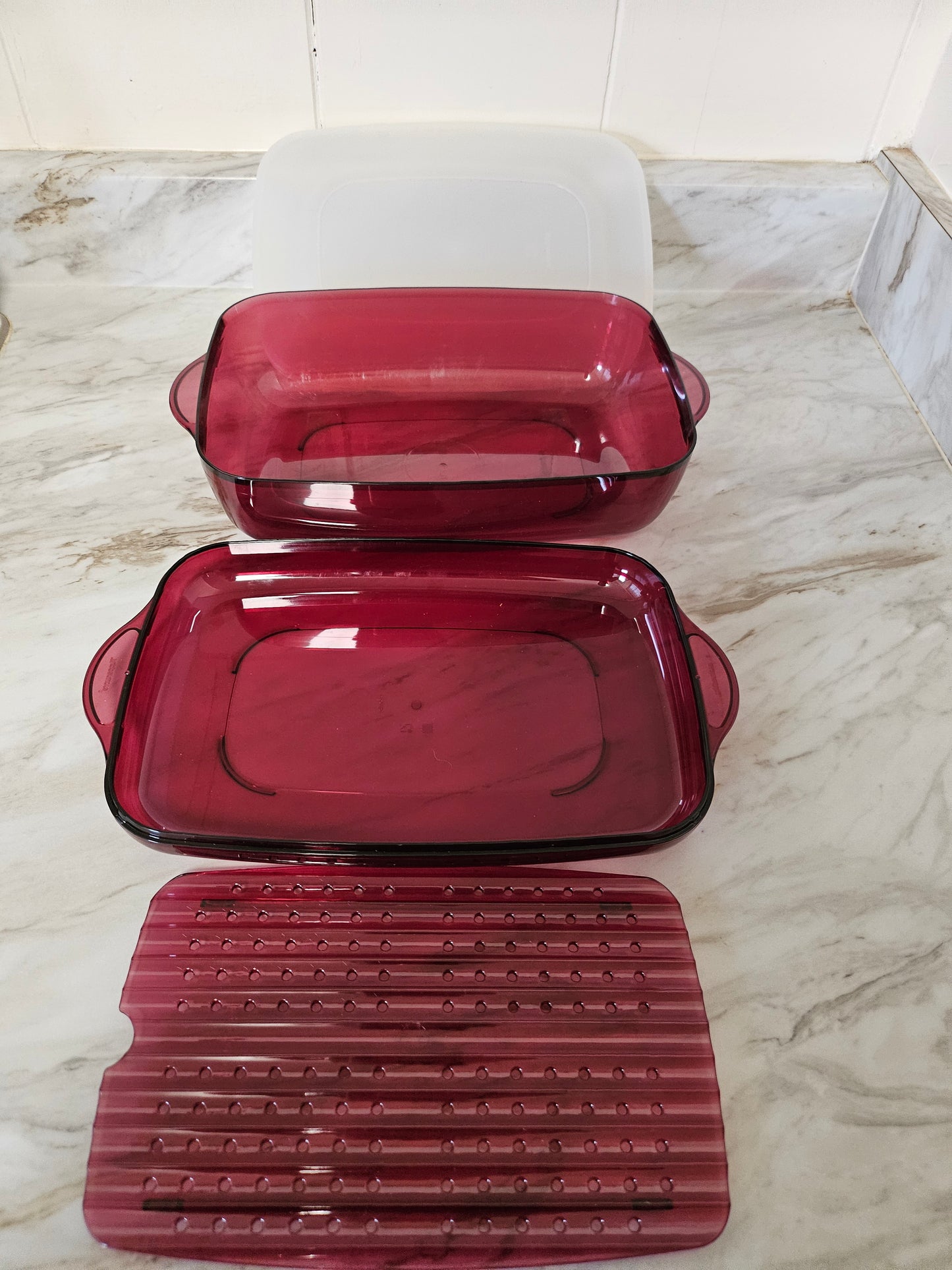 Tupperware Cook it 7 cup/1.7L Maroon