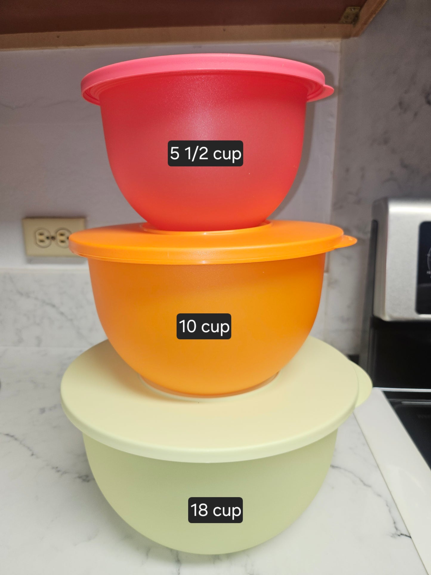 Tupperware Impressions Classic Bowl Set