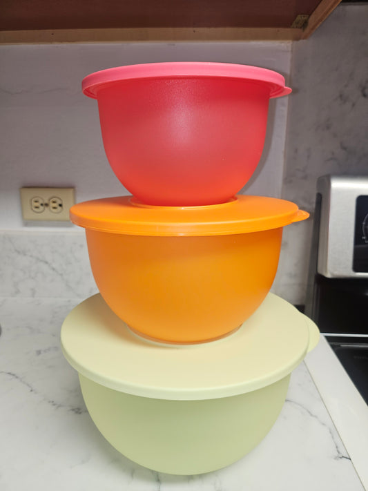 Tupperware Impressions Classic Bowl Set