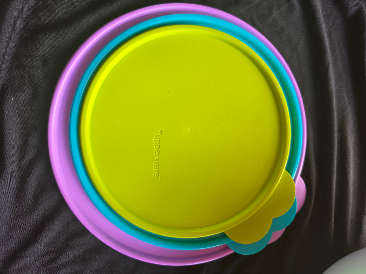 Tupperware 3 piece Wonderlier Bowl set
