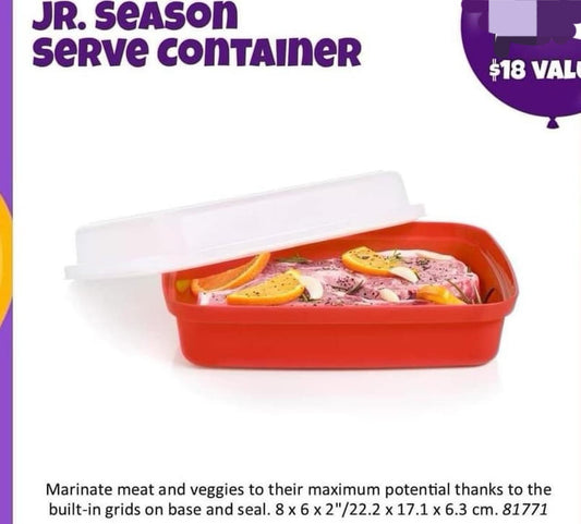 Tupperware Jr Season Serve