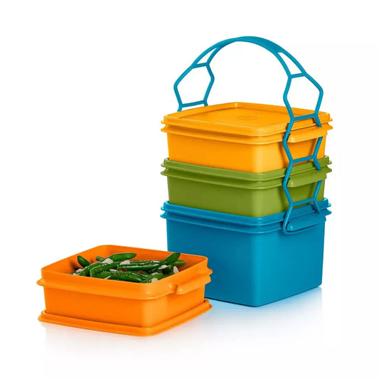 Tupperware stacking bento lunch box