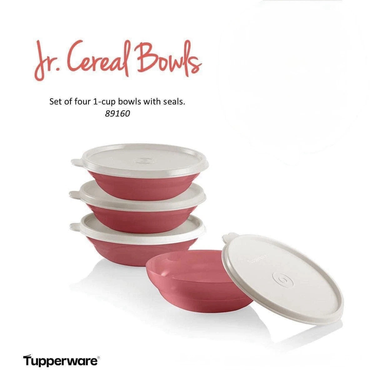 Tupperware Jr Cereal bowls